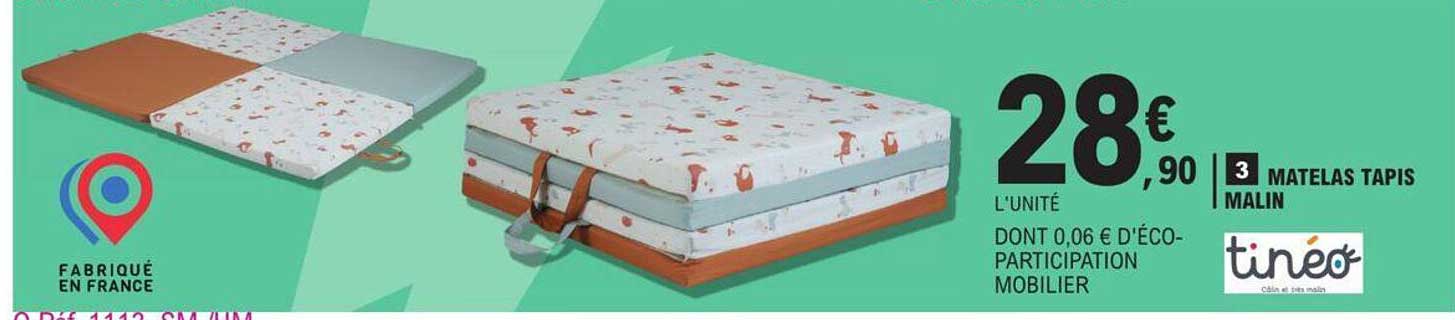Matelas Tapis Malin Tinéo