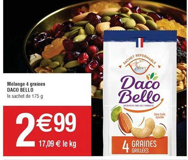 mélange 4 graines daco bello