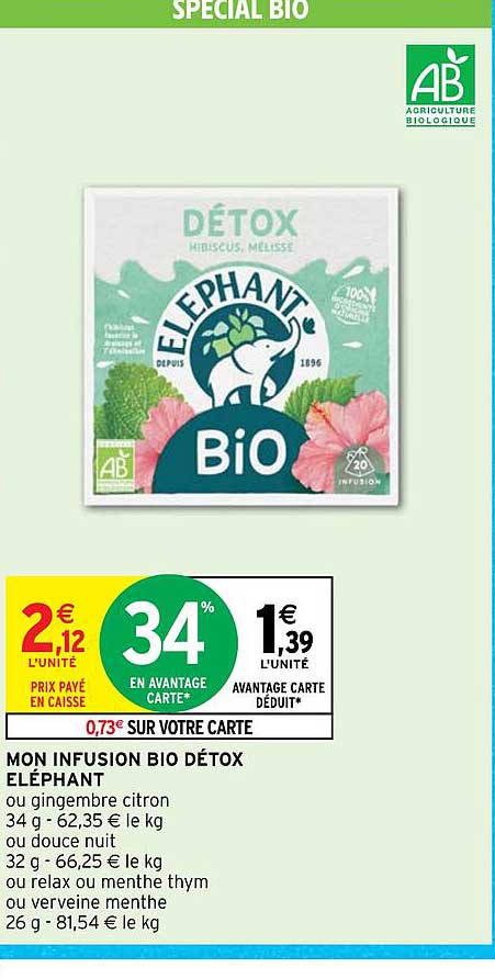 mon infusion bio détox éléphant