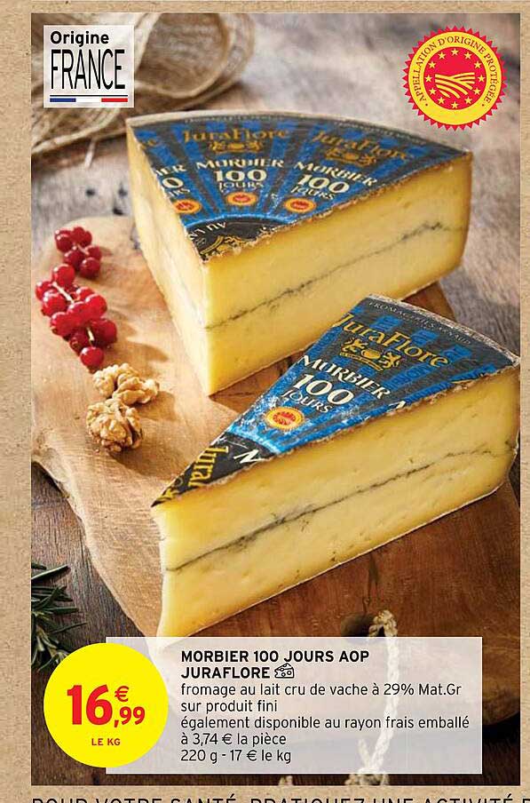 morbier 100 jours aop juraflore