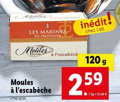 Moules à L'escabèche