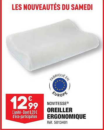 Novitesse Oreiller Ergonomique