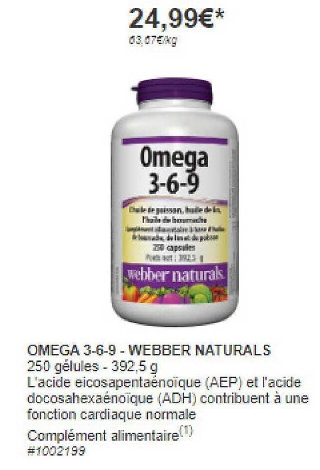 oméga 3-6-9 - webber naturals
