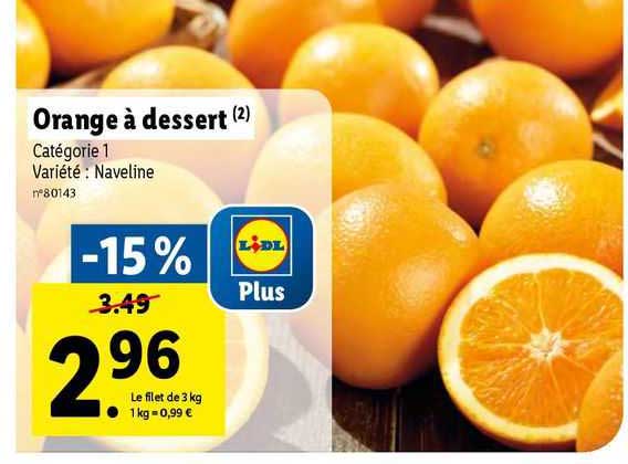 orange à dessert naveline