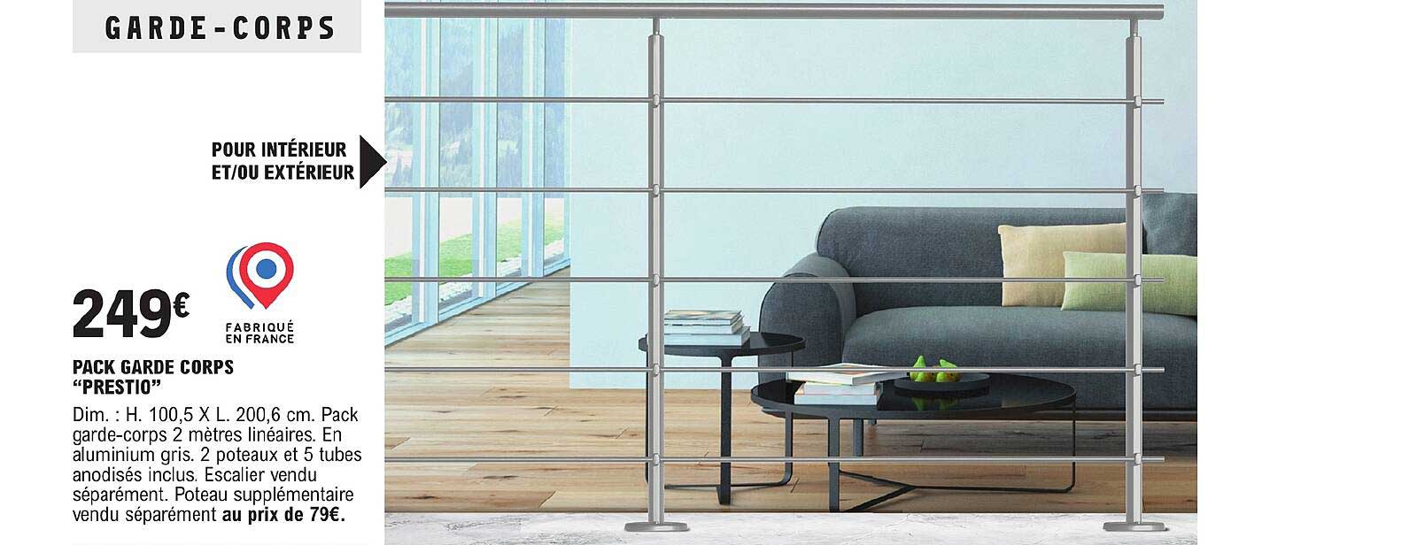 pack garde corps prestio