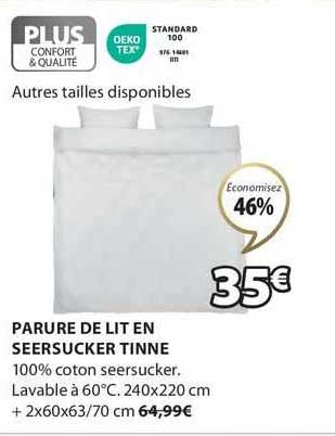 Parure De Lit En Seersucker Tinne