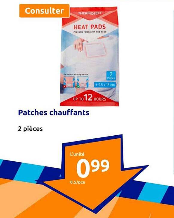 patches chauffants