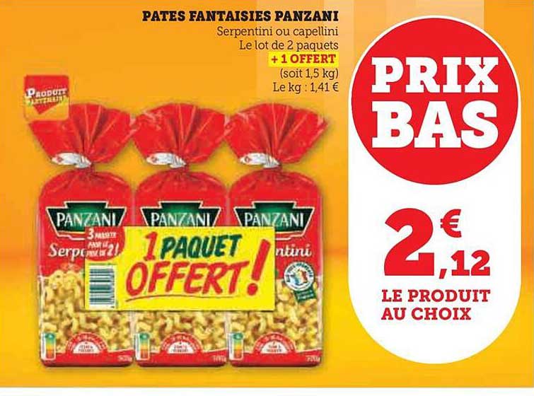 Pâtes Fantaisies Panzani