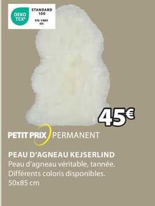 petit prix permanent peau d'agneau kejserlind