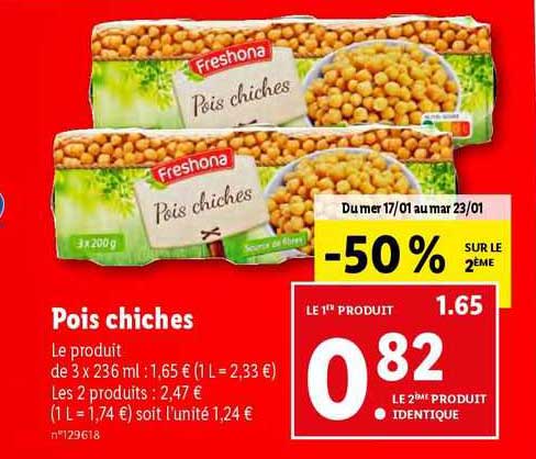 Pois Chiches Freshona