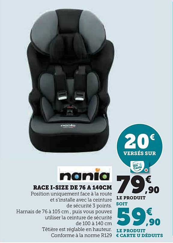 Race I-size De 76 à 140 Cm Nania