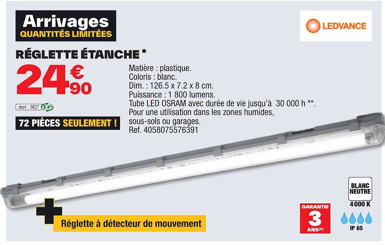 Réglette étanche Ledvance