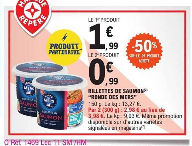 rillettes de saumon ronde des mers