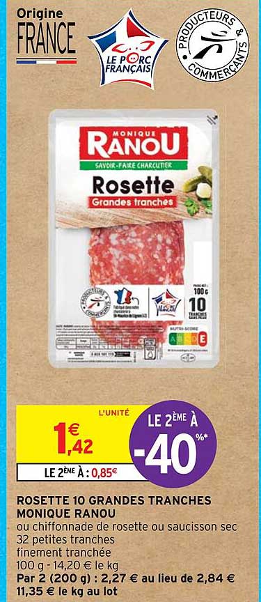 rosette 10 grandes tranches monique ranou