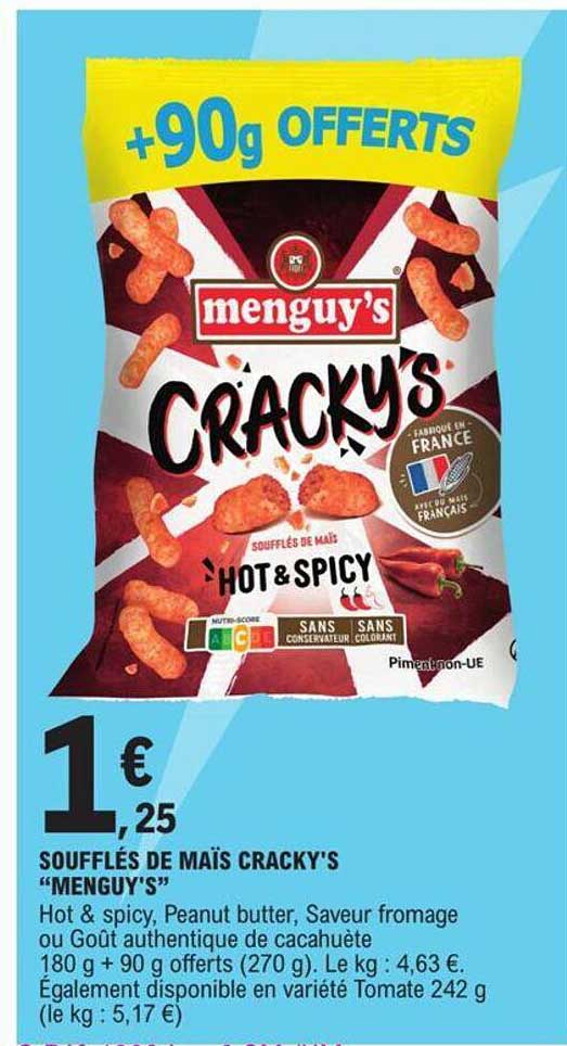 Soufflés De Maïs Cracky's Menguy's