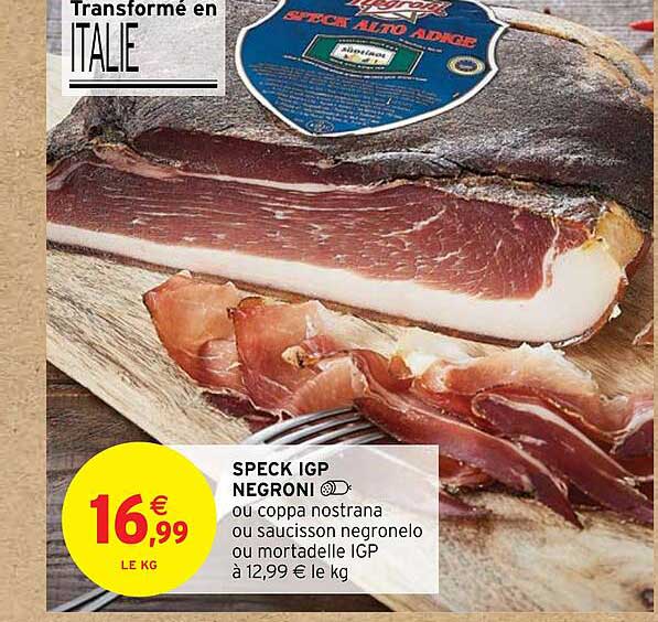 Speck Igp Negroni