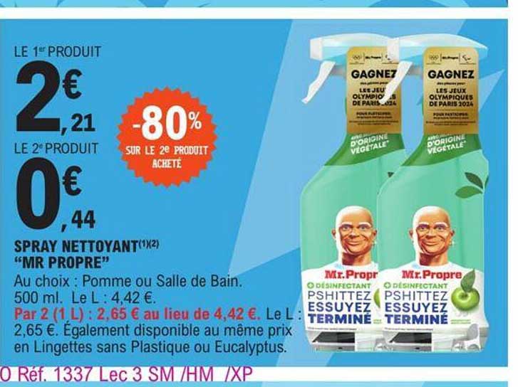 spray nettoyant mr propre
