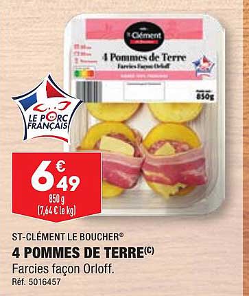 St-clément Le Boucher 4 Pommes De Terre