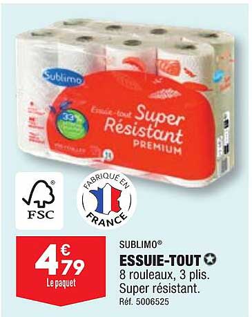 sublimo essuie-tout