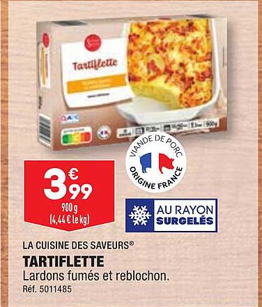 Tartiflette La Cuisine Des Saveurs
