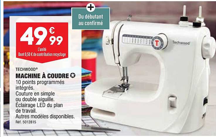 techwood machine à coudre