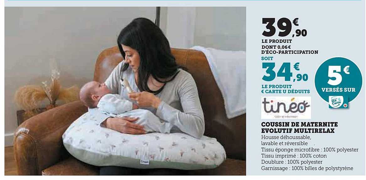 tineo coussin de maternité évolutif multirelax