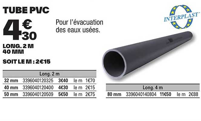 tube pvc interplast