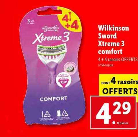 wilkinson sword xtreme 3 confort