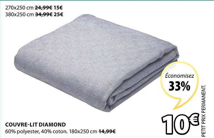 couvre-lit diamond