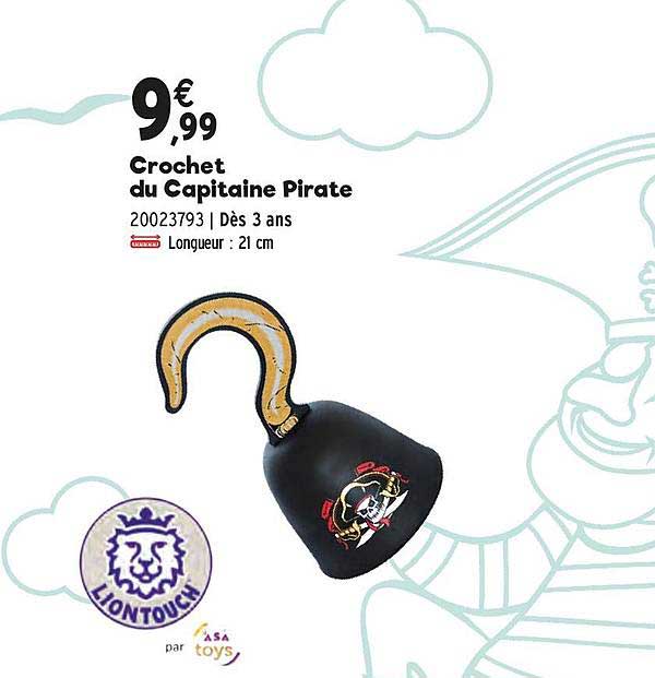 crochet du capitaine pirate