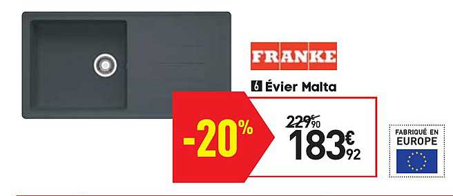 évier malta franke