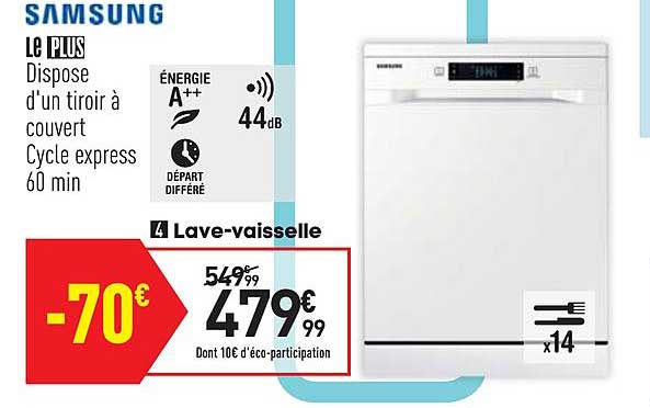 lave vaisselle samsung