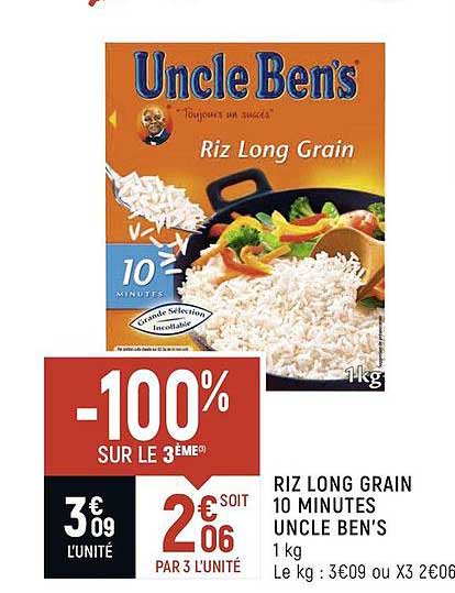 riz long grain 10 minutes uncle ben's
