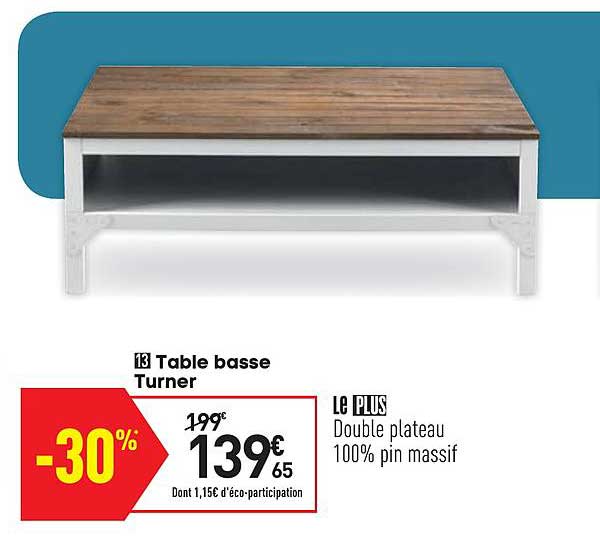 table basse turner