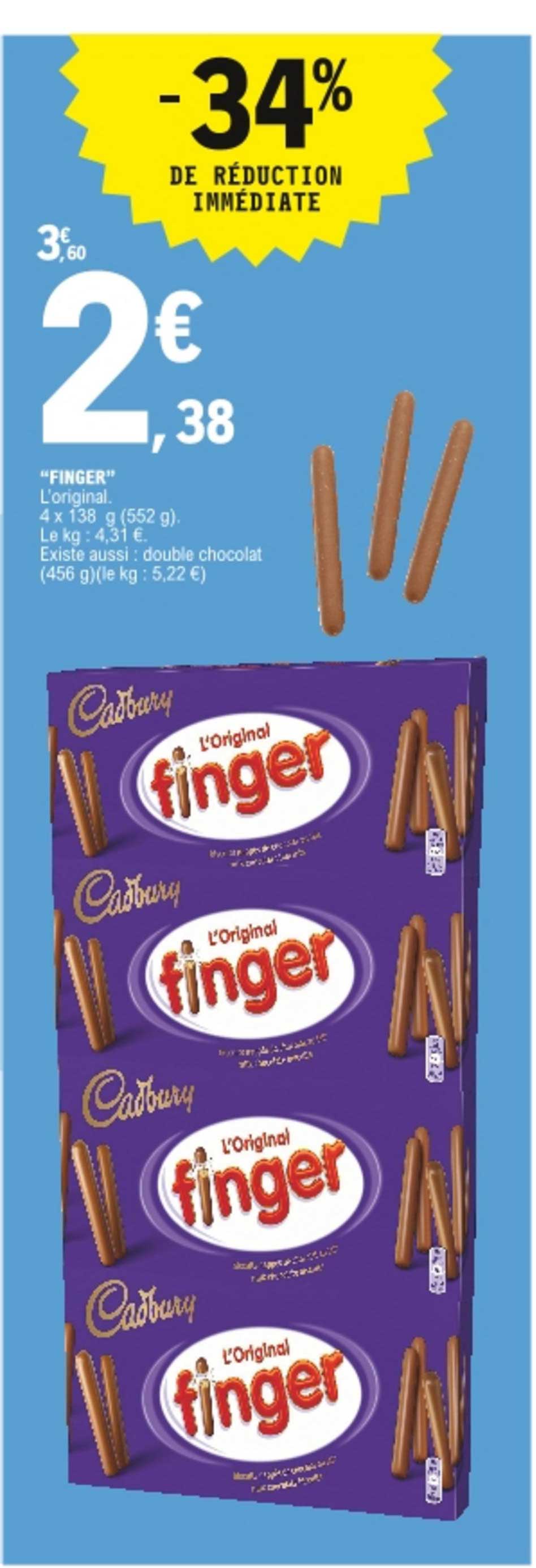 "finger" -34% de réduction immédiate