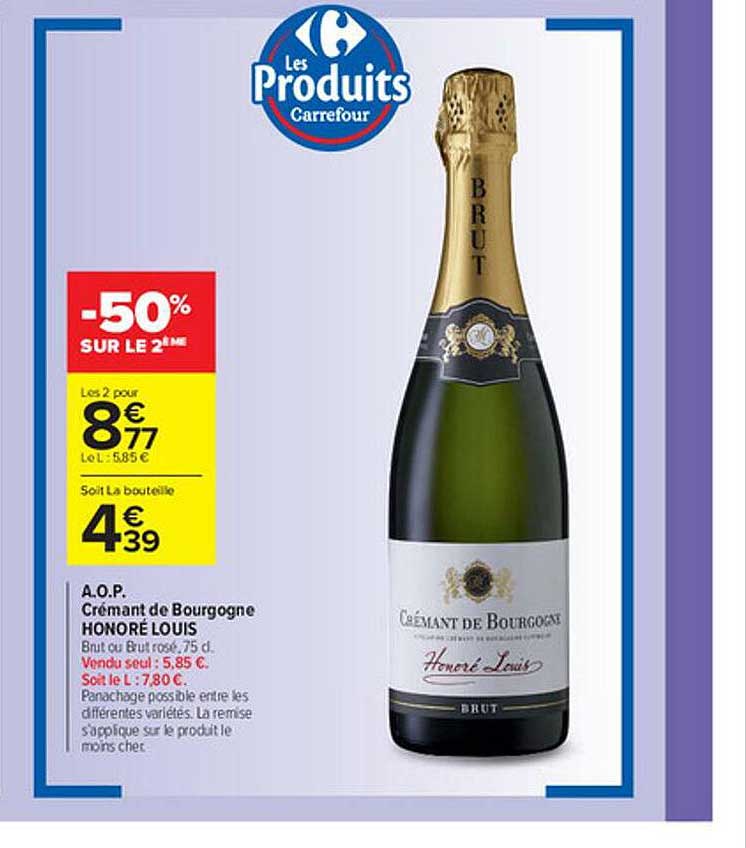 a.o.p. crémant de bourgogne honoré louis