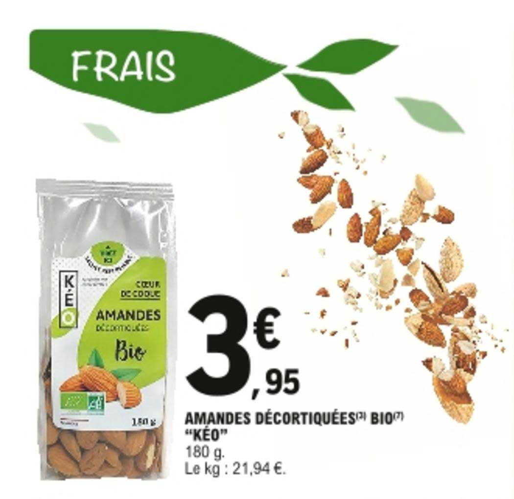 amandes décortiquées bio "kéo"