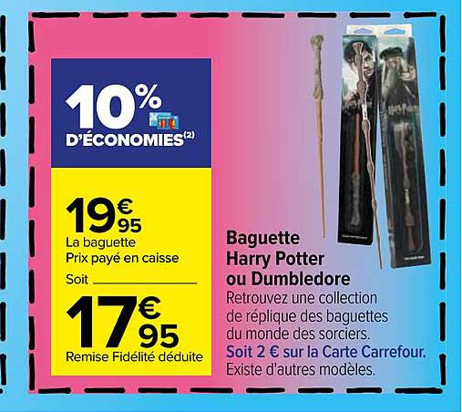 baguette harry potter ou dumpledore