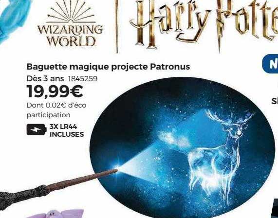 baguette magique projecte patronus