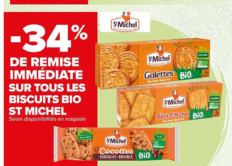 Biscuits Bio St Michel