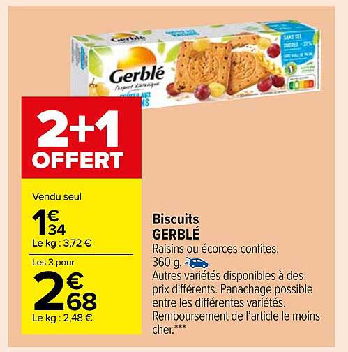 Biscuits Gerblé