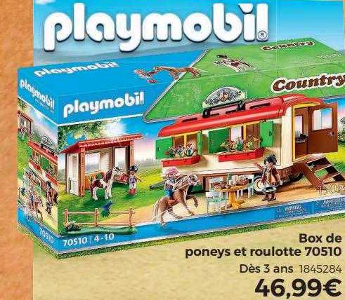 box de poneys et roulette