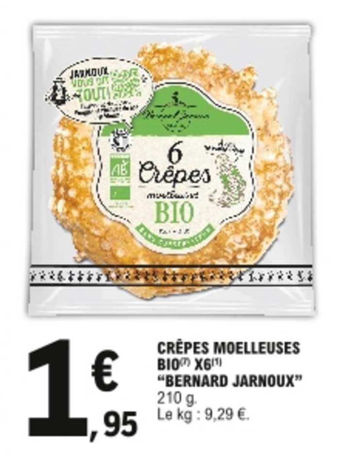 crêpes moelleuses bio "bernard jarnoux"