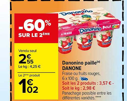 Danonino Paille Danone