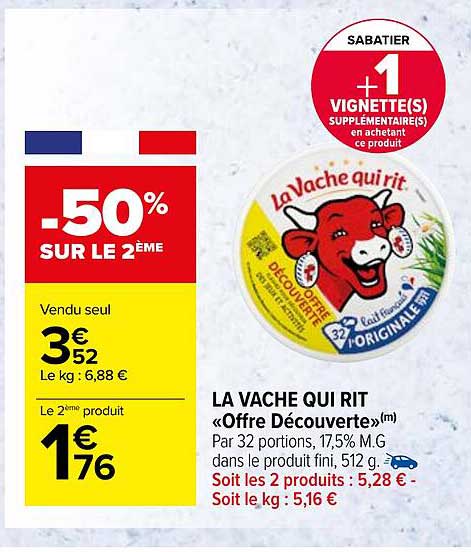 la vache qui rit "offre découverte"