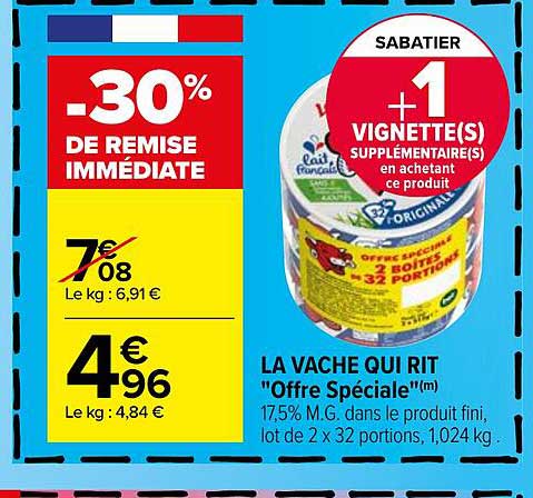 la vache qui rit "offre spéciale"