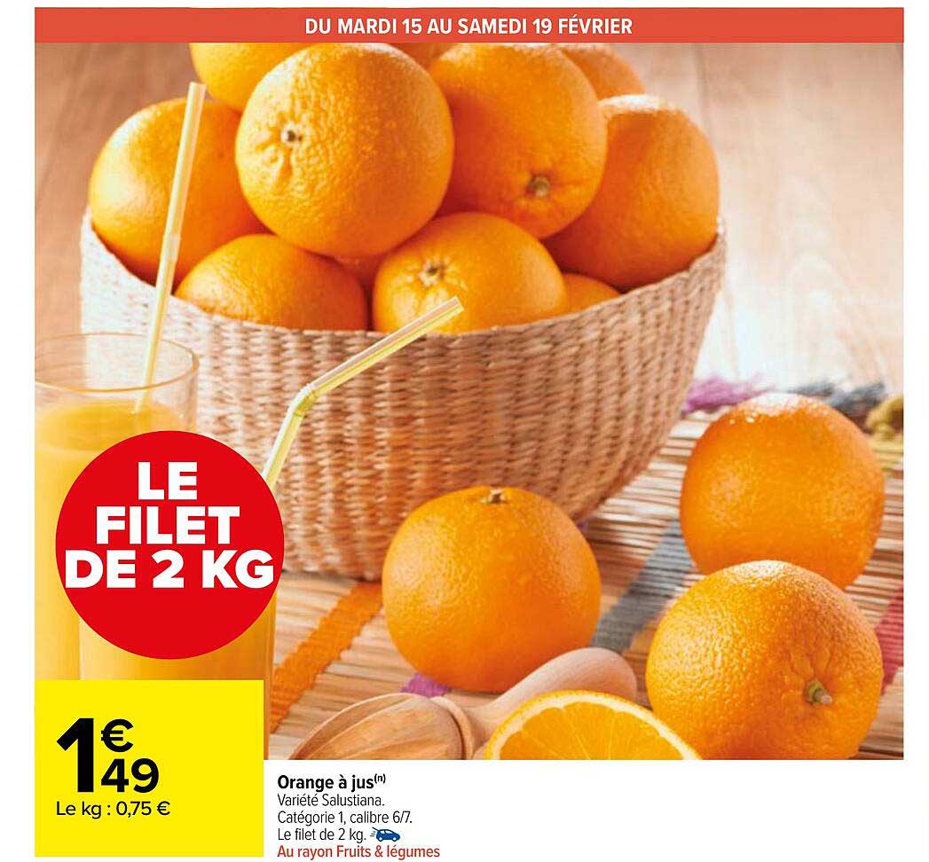 orange à jus salustiana