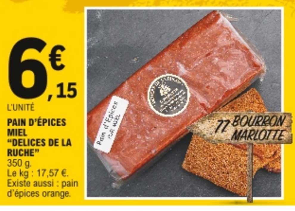pain d'épices miel "delices dela ruche"