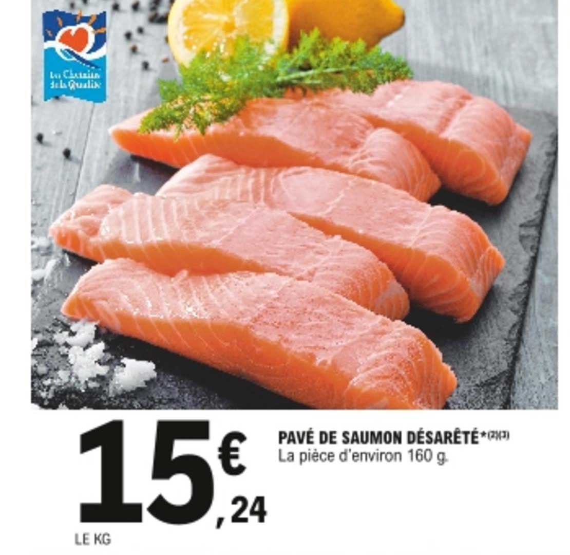 pavé de saumon désarêté