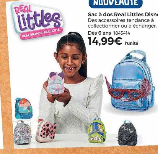 sac à dos real little disney